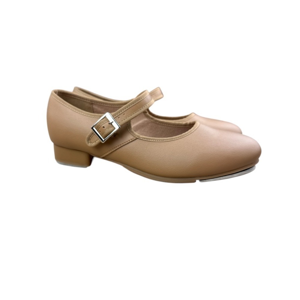 Mary Jane Tap Shoes Size 7A Narrow Beige Tan Dance Shoes Buckle Strap 7‎ Women